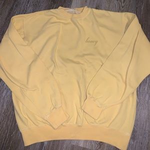 Brandy Melville honey crewneck